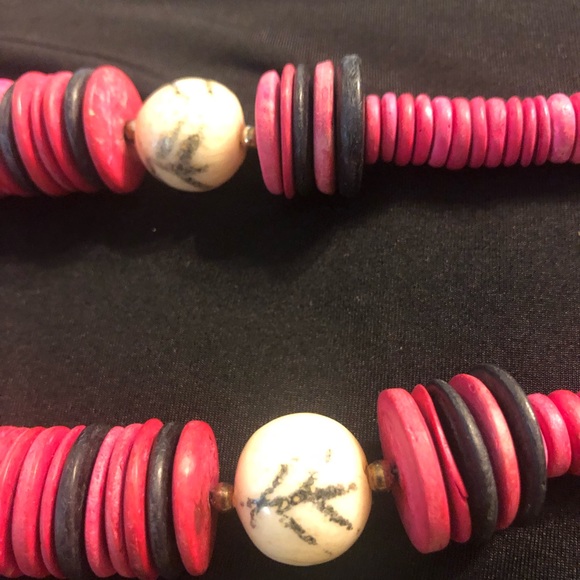 1980s Flat Stacked wooden discs with Asian flair🤩 - Picture 2 of 4